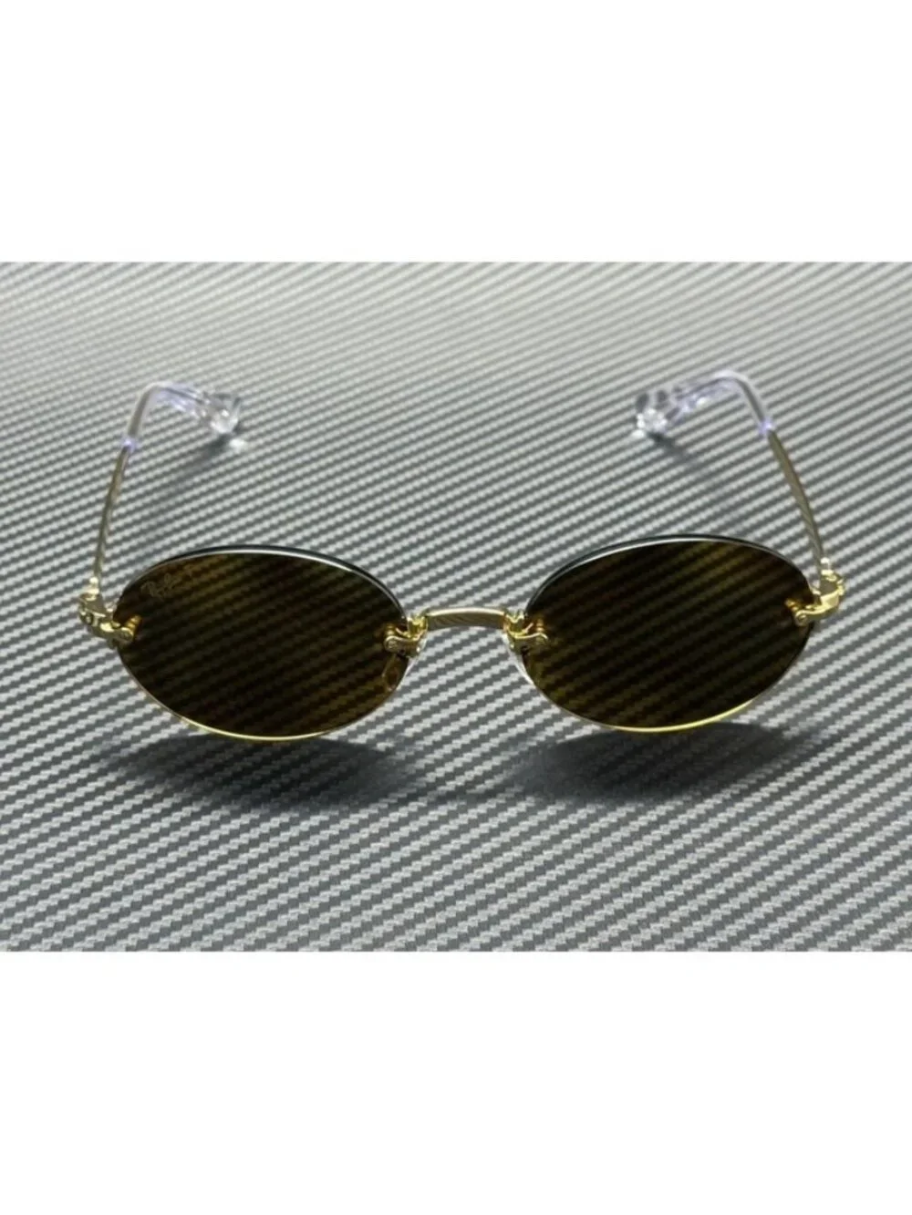 New Ray-Ban Men Arista Gold Sunglasses 54-20-145
